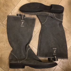 Urban Outfitters We Who See Grey Slouch Boots Sz10